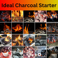 250 Charcoal Fire Starter Pack, 1 Pinch is Enough, Made from American Pine, Burns Longer & Hotter, Start A Fire in Seconds Supports 25 Charities