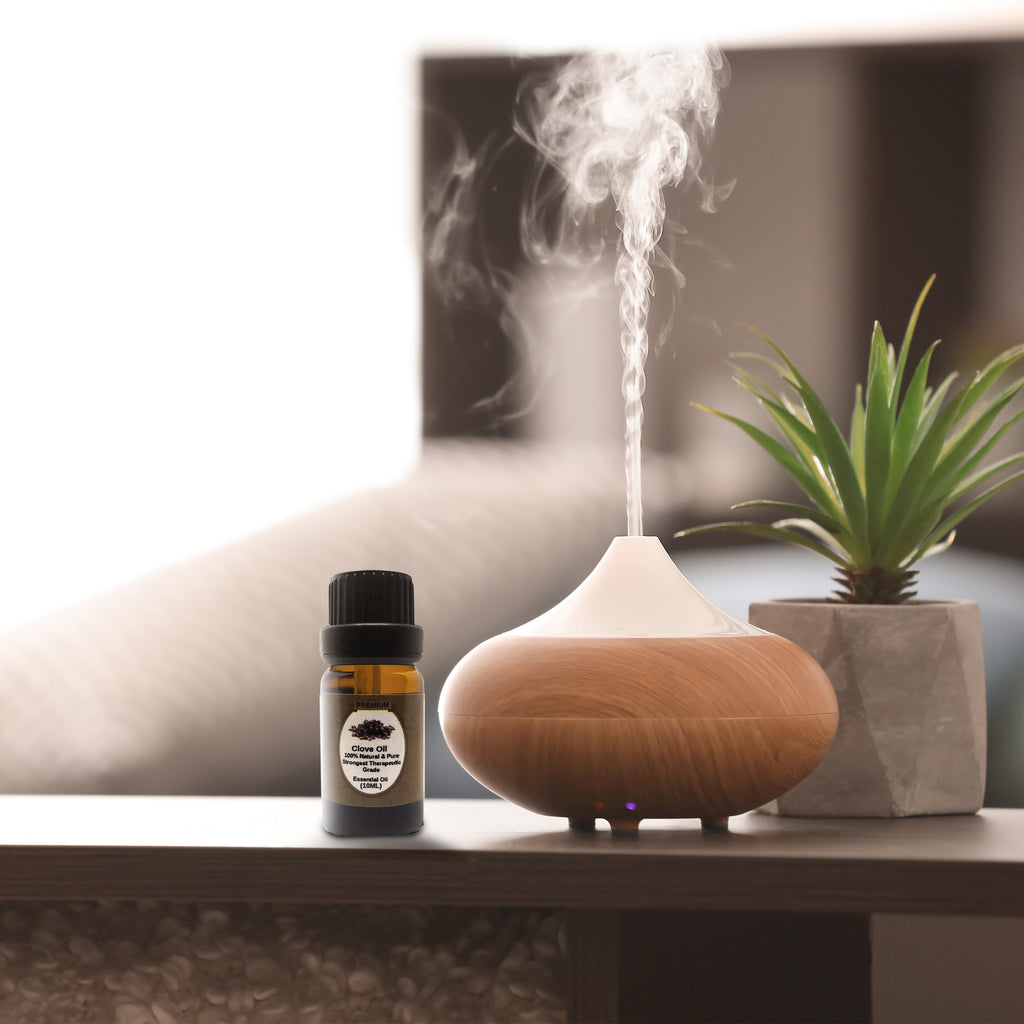 Clove Essential Oil | 10ml | Use with Diffuser | Aromatherapy | 100% Pure, Natural, Premium Grade | Massage | Relaxation | Remedy for Acne, Pain Relief, Toothache, Gum Disease
