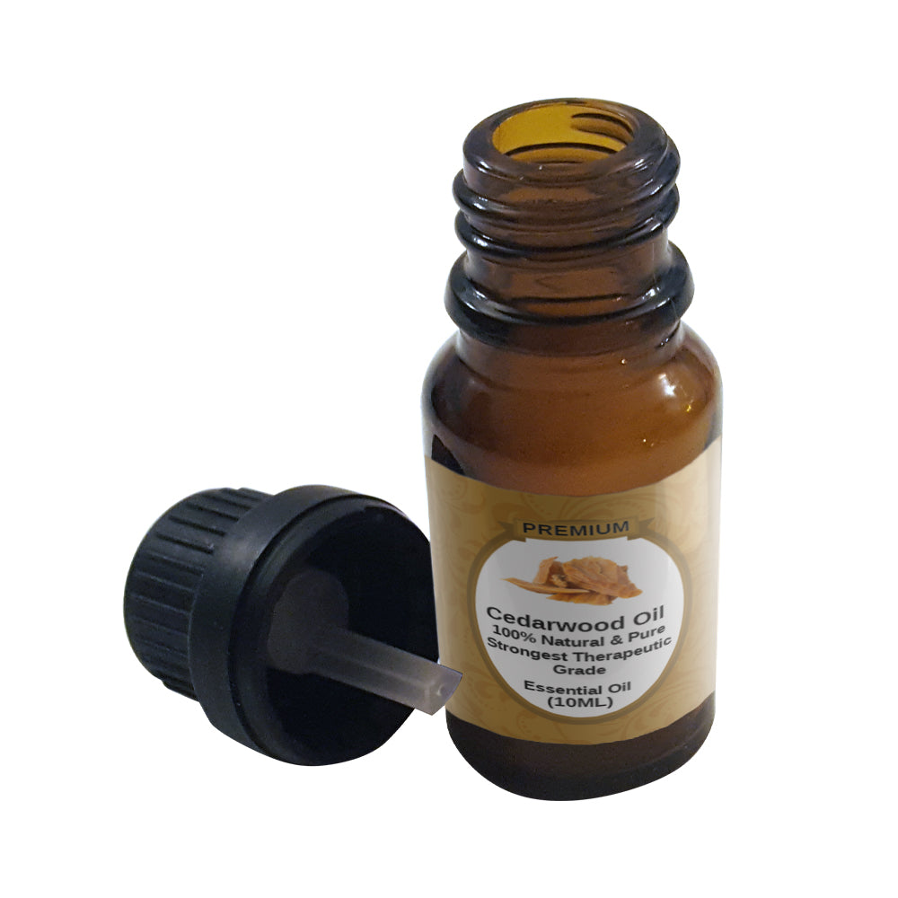 Cedarwood Essential Oil |100% Pure,Natural & Organic | Texas Cedar Oil | Undiluted | Perfect for Relaxation | Aromatherapy | Diffusers Dry Hair | Dry Skin | Therapeutic Grade | 10ml