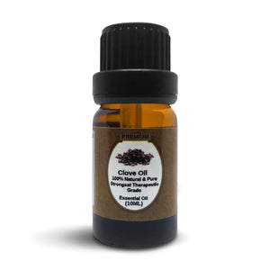 Clove Essential Oil | 10ml | Use with Diffuser | Aromatherapy | 100% Pure, Natural, Premium Grade | Massage | Relaxation | Remedy for Acne, Pain Relief, Toothache, Gum Disease